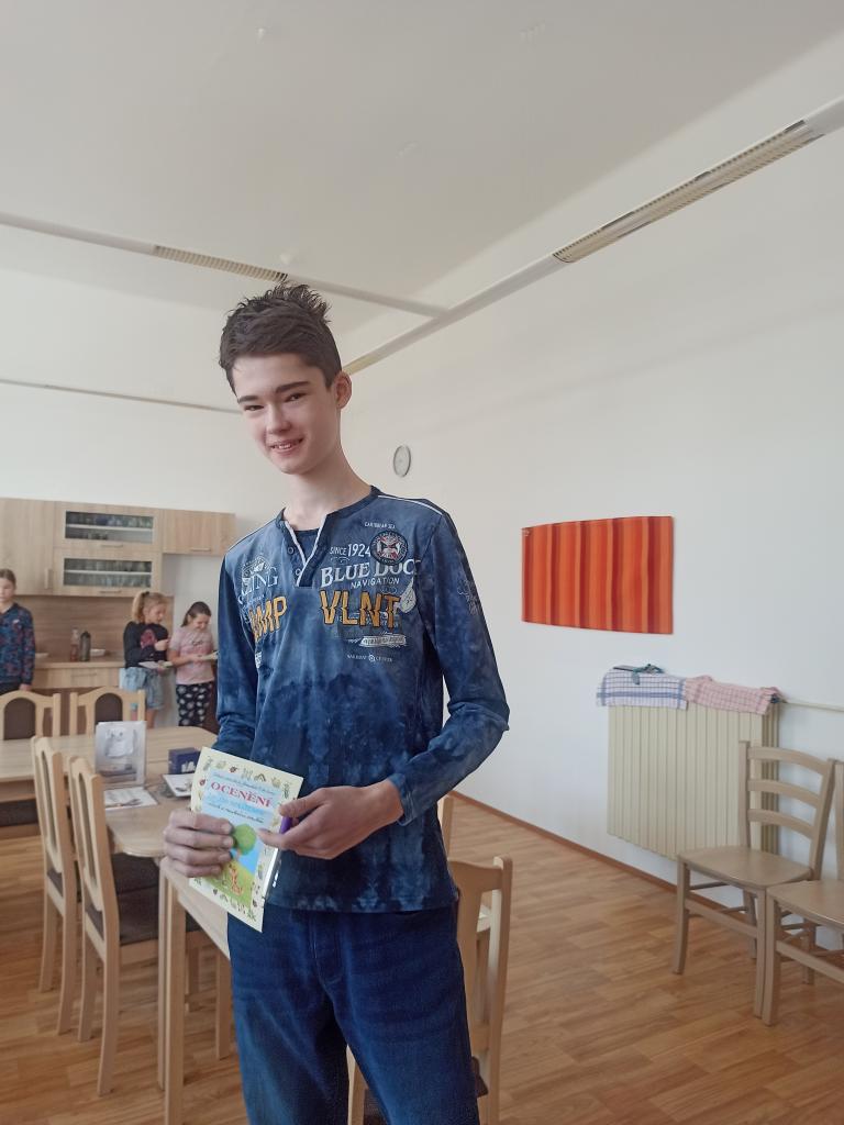 Vyhlášení - matematického Klokana, olympiády z českého jazyka a recitační soutěže., 25. 3. 2022