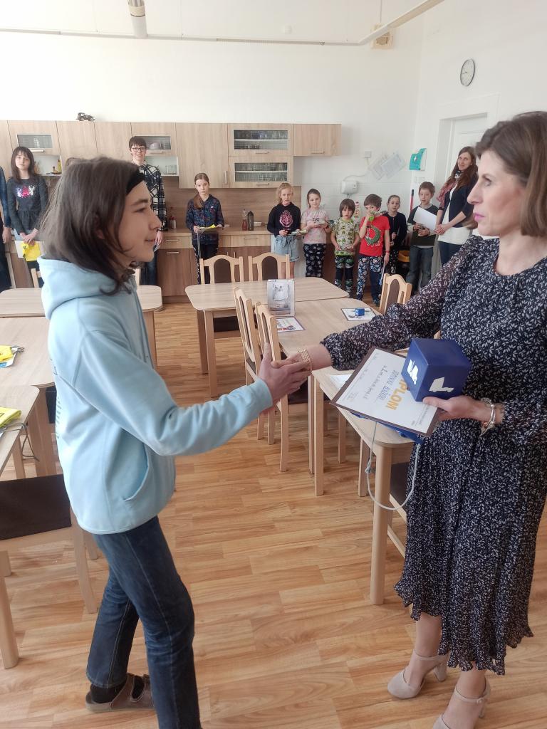 Vyhlášení - matematického Klokana, olympiády z českého jazyka a recitační soutěže., 25. 3. 2022