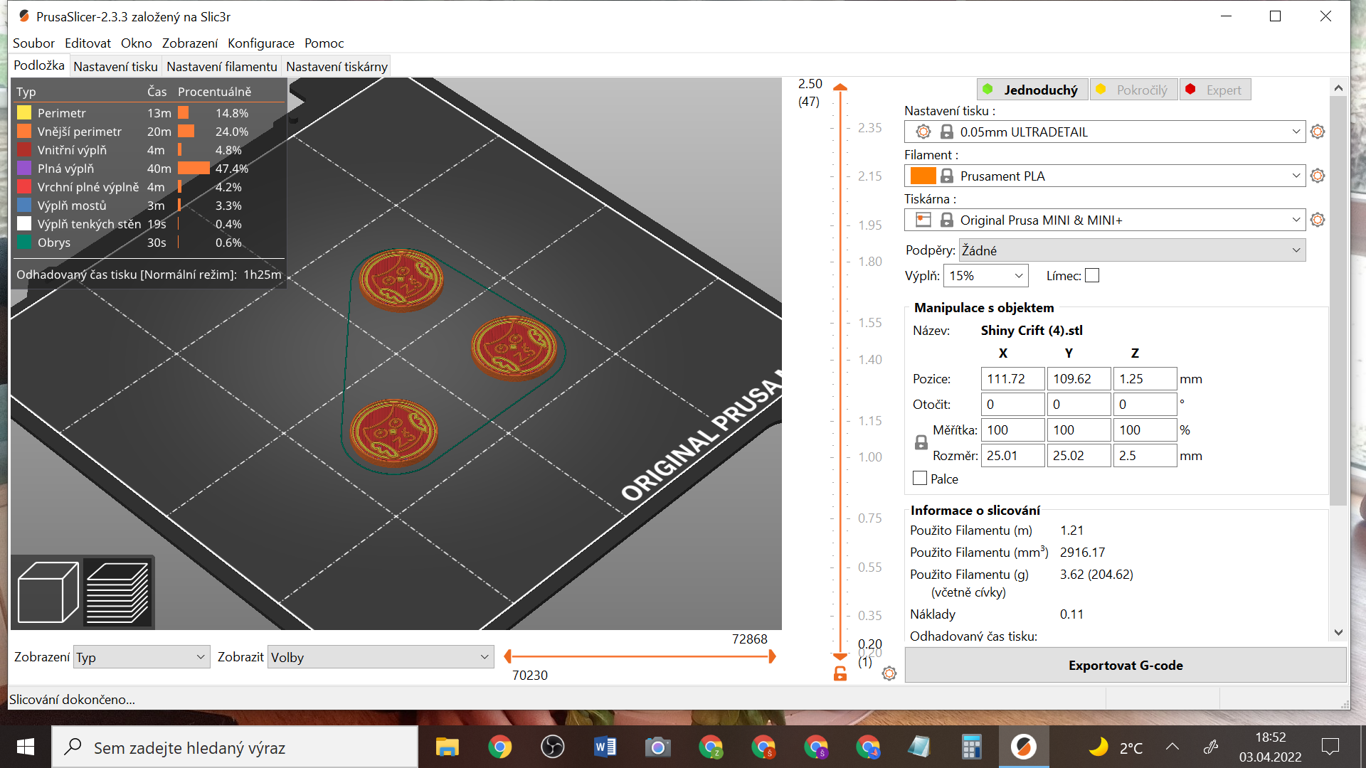 3D tisk, 20. 4. 2022
