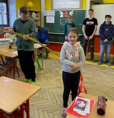 Koledování ve 2. B, 12. 4. 2022