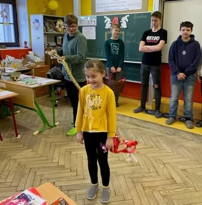 Koledování ve 2. B, 12. 4. 2022