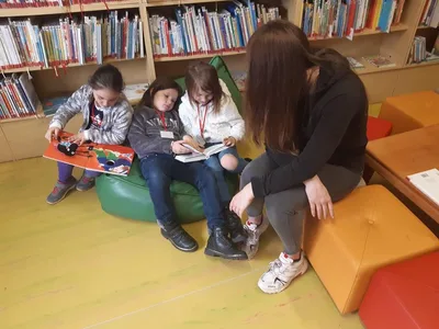 Návštěva knihovny, 20. 4. 2022
