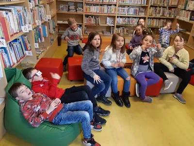 Návštěva knihovny, 20. 4. 2022