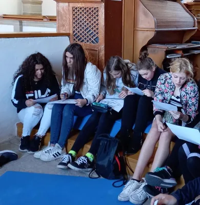Velikonoční projekt, návštěva kostela Nanebevzetí panny Marie ve Skutči, 12. 4. 2022