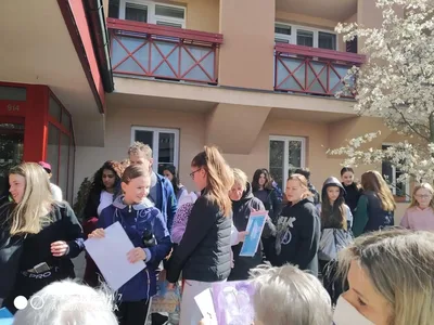 Velikonoční výrobky a tradice předané našimi žákyněmi v SeniorCentru ve Skutči, 13. 4. 2022