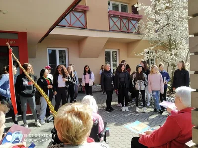 Velikonoční výrobky a tradice předané našimi žákyněmi v SeniorCentru ve Skutči, 13. 4. 2022