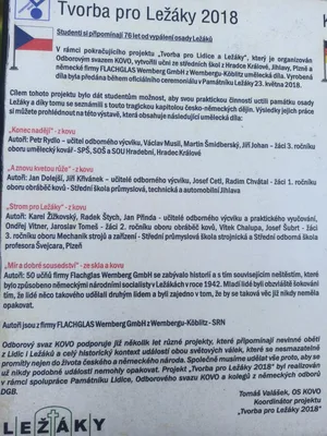 Ležáky - poselství ukryté v květech, 20. 5. 2022