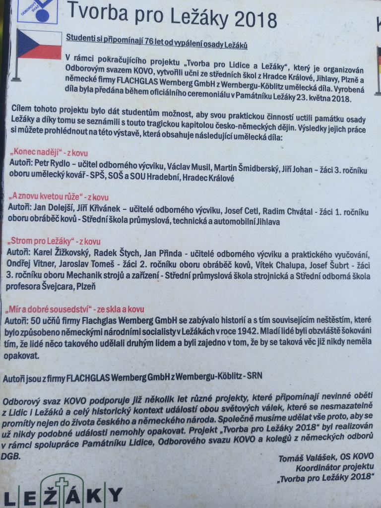 Ležáky - poselství ukryté v květech, 20. 5. 2022