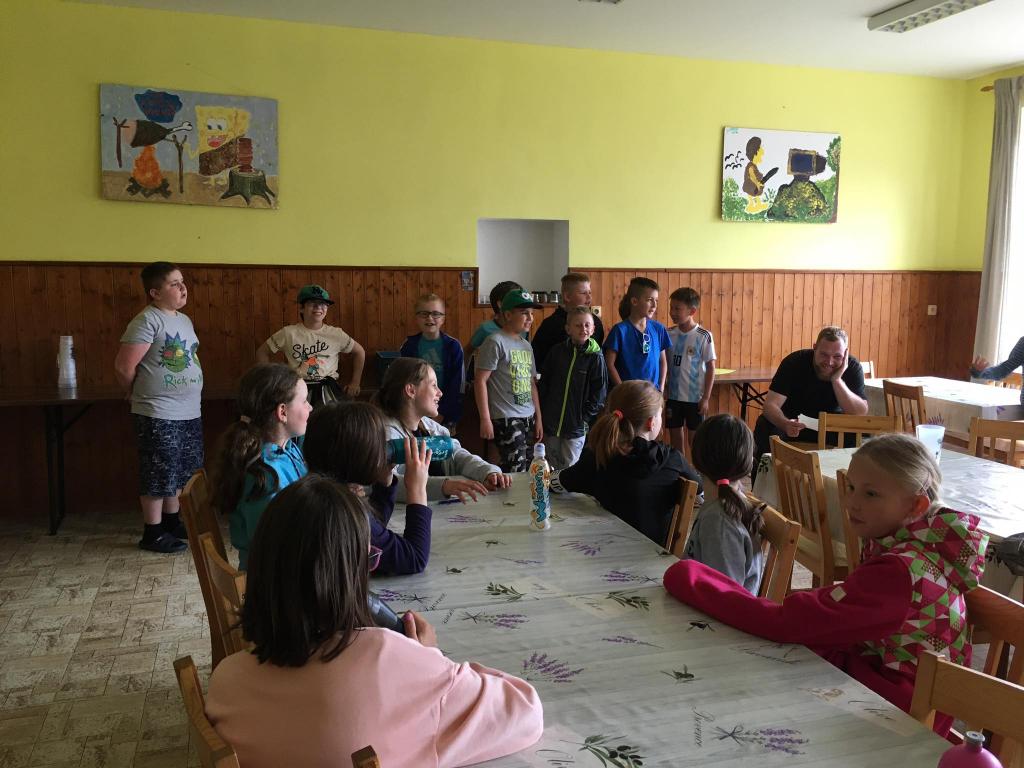 Škola v přírodě - den druhý: Den věnovaný sportovním činnostem, 24. 5. 2022