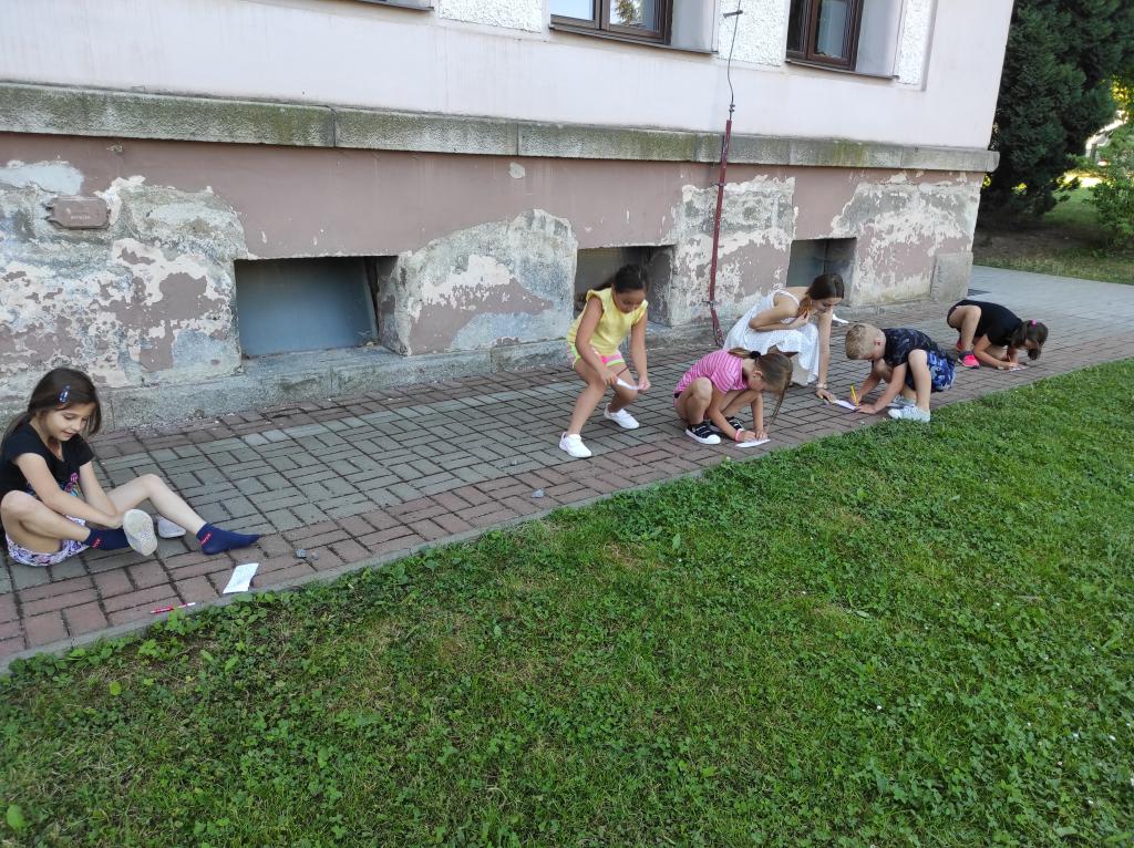 Běhací diktát a sportovní dopoledne venku, 27. 6. 2022