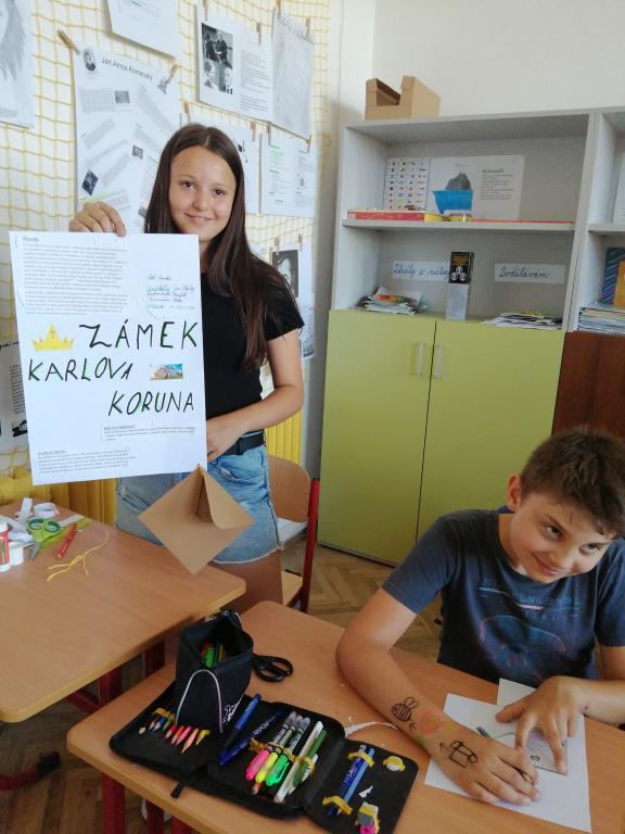 Náš svět - projekt: "Místo v ČR, které bych rád navštívil", 27. 6. 2022