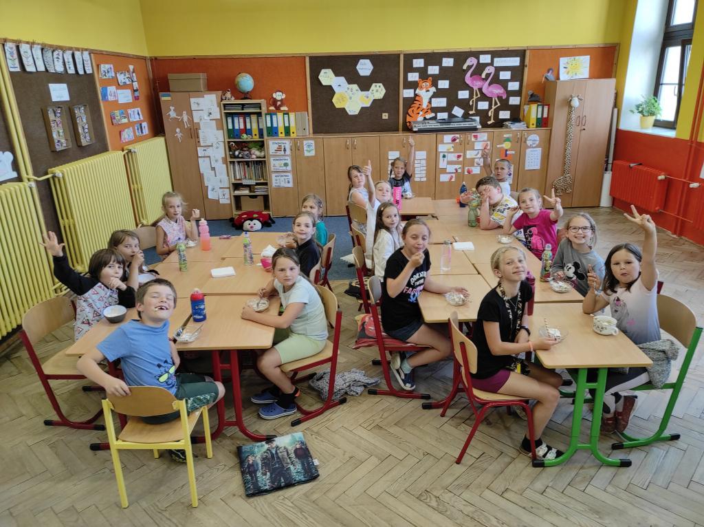 Poslední zkouška pěveckého sboru - zasloužená odměna, 21. 6. 2022
