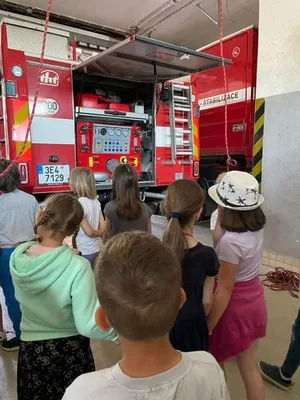 školní výlet HZS Chrudim, 23. 6. 2022