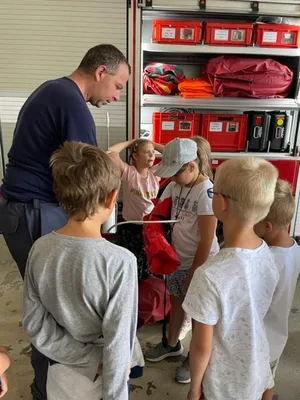 školní výlet HZS Chrudim, 23. 6. 2022