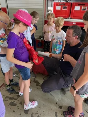 školní výlet HZS Chrudim, 23. 6. 2022
