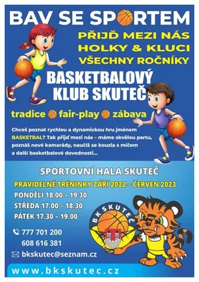 Nabídka volnočasových aktivit na ZŠ - nepořádaných školou, 5. 9. 2022