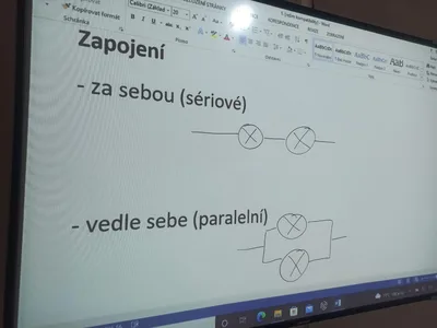 Sériové a paralelní zapojení, 27. 9. 2022