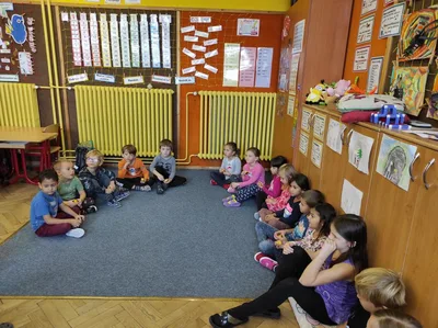 Děti dětem - Hrátky s hudbou ve 3.B - MŠ Osady Ležáků, 25. 10. 2022