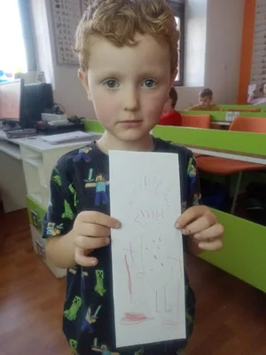 Hrátky s angličtinou - Monster - kresba dle diktátu a vlastní fantazie, 14. 11. 2022