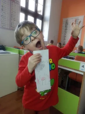 Hrátky s angličtinou - Monster - kresba dle diktátu a vlastní fantazie, 14. 11. 2022