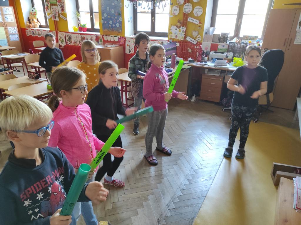 Hudební výchova s boomwhackers, 3. 11. 2022