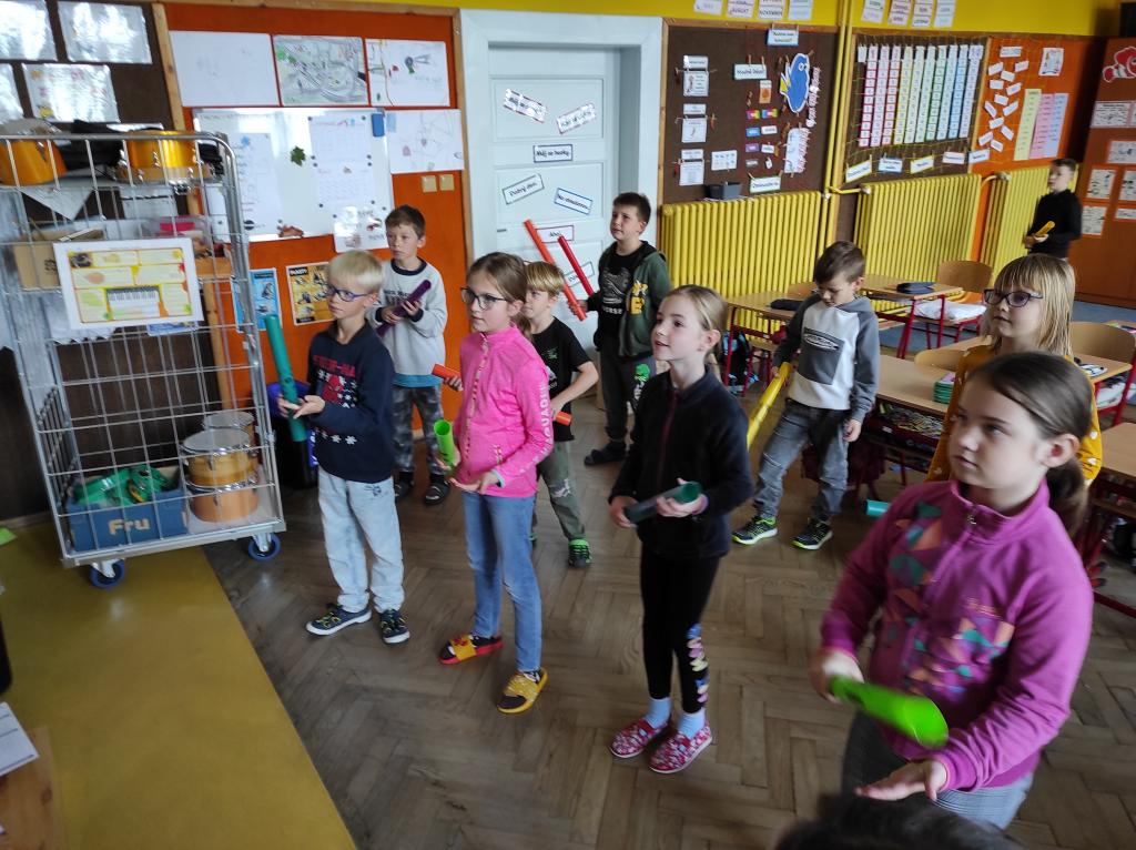 Hudební výchova s boomwhackers, 3. 11. 2022