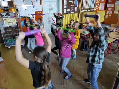 Hudební výchova s boomwhackers, 3. 11. 2022