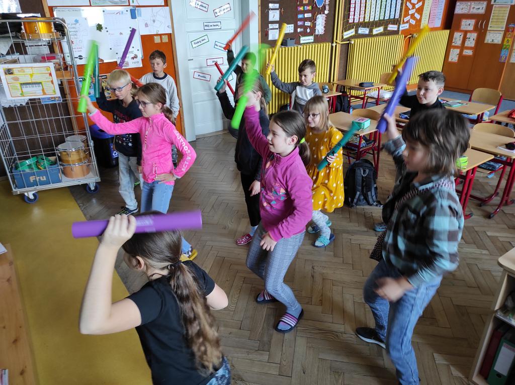 Hudební výchova s boomwhackers, 3. 11. 2022