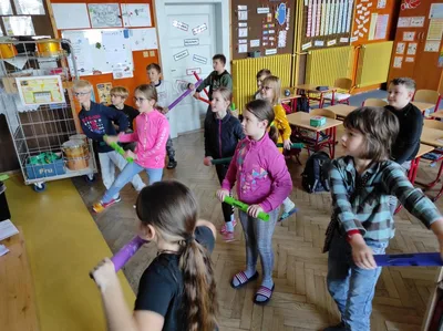 Hudební výchova s boomwhackers, 3. 11. 2022