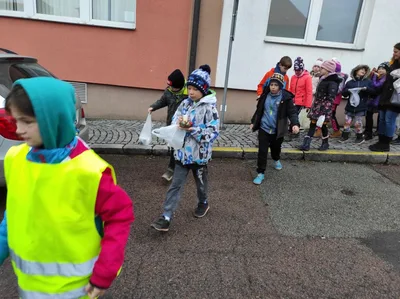 Návštěva výstavy ve Speciální základní škole, 25. 11. 2022