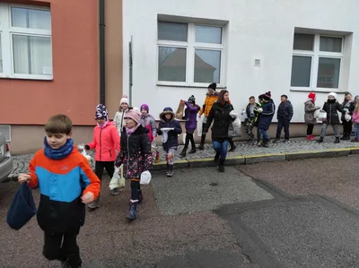 Návštěva výstavy ve Speciální základní škole, 25. 11. 2022