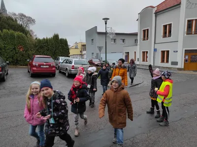 Návštěva výstavy ve Speciální základní škole, 25. 11. 2022