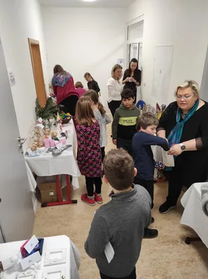 Návštěva výstavy ve Speciální základní škole, 25. 11. 2022