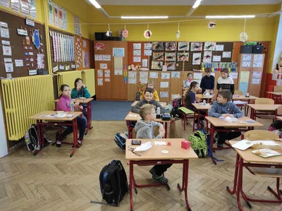 Návštěva výstavy ve Speciální základní škole, 25. 11. 2022