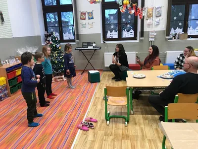Besídka s rodiči v přípravné třídě, 21. 12. 2022