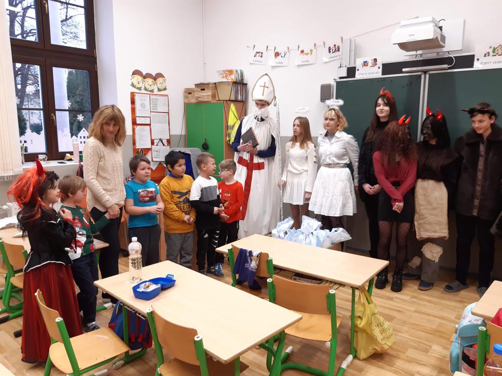 Mikulášská nadílka v přípravné třídě, 5. 12. 2022