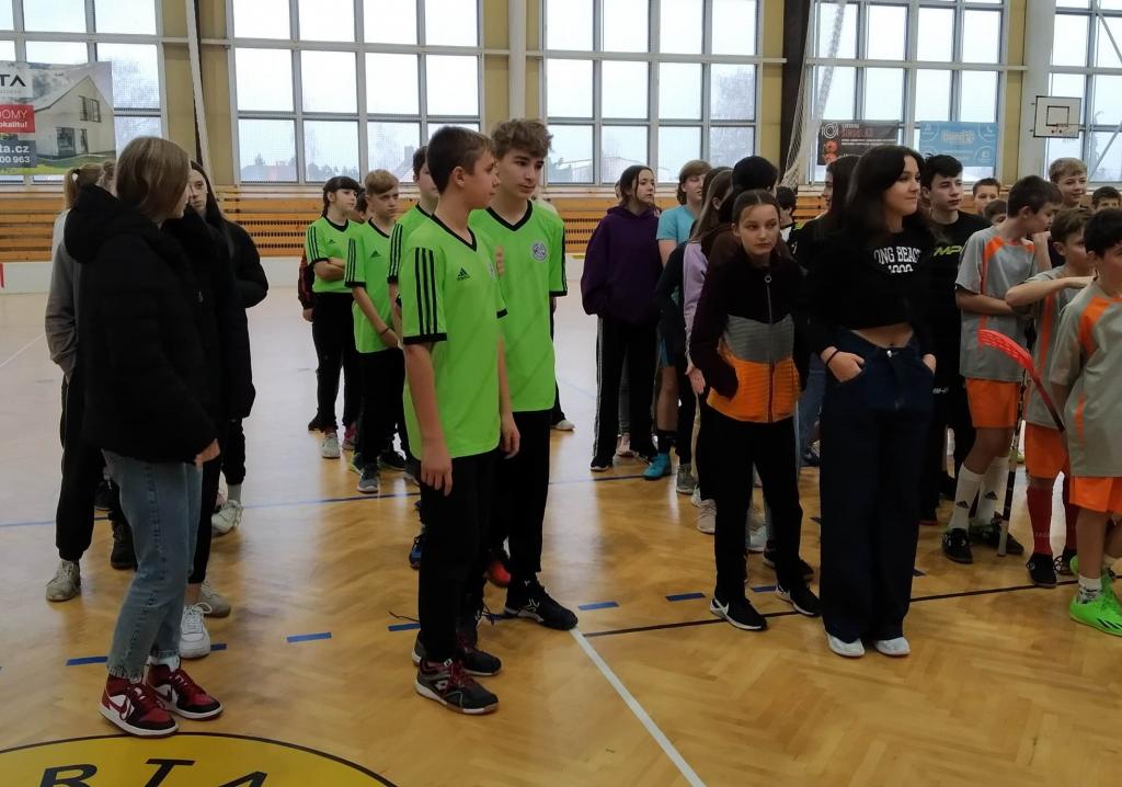 Naši žáci získali 2. místo v okresním finále ve florbalu 6.,7. tříd., 7. 12. 2022