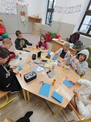 Výroba přáníček, 6. 12. 2022