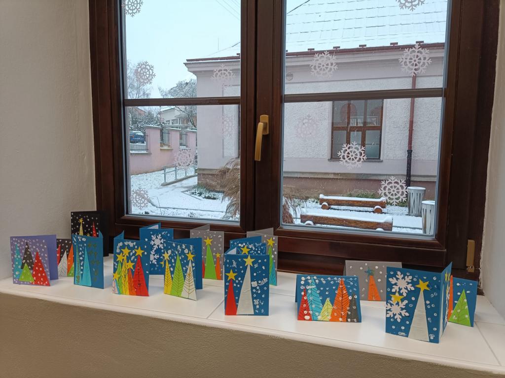 Výroba přáníček, 6. 12. 2022