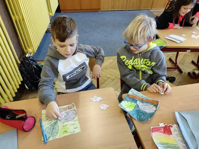 AJ - skupinová práce s pomůckami, 17. 1. 2023