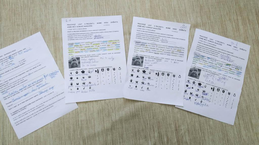 Celoškolní projekt: MÁME RÁDI ZVÍŘATA - MŮJ DOMÁCÍ MAZLÍČEK, 28. 1. 2023