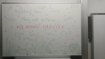 Celoškolní projekt: MÁME RÁDI ZVÍŘATA - MŮJ DOMÁCÍ MAZLÍČEK, 28. 1. 2023