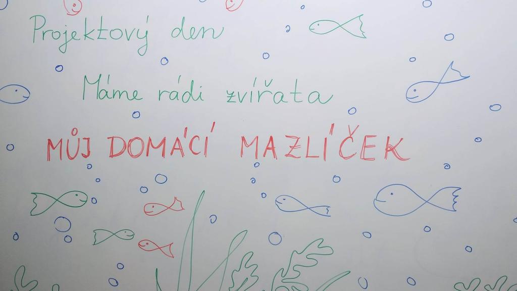 Celoškolní projekt: MÁME RÁDI ZVÍŘATA - MŮJ DOMÁCÍ MAZLÍČEK, 28. 1. 2023