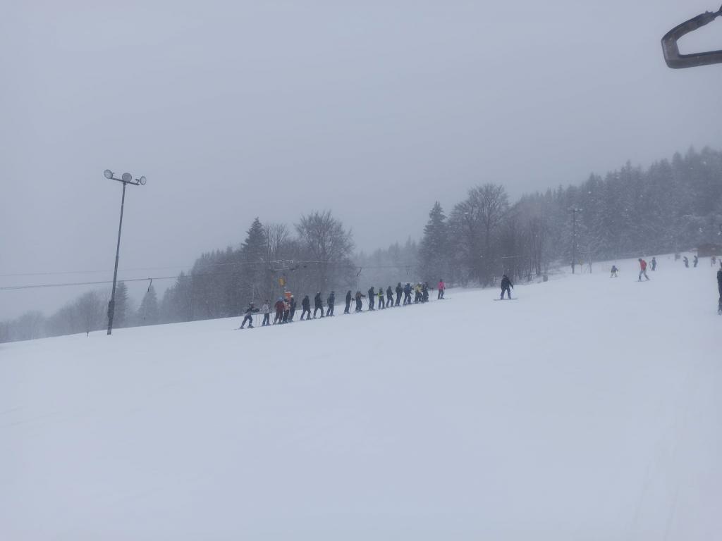 Lyžařský výcvik - den druhý, 30. 1. 2023