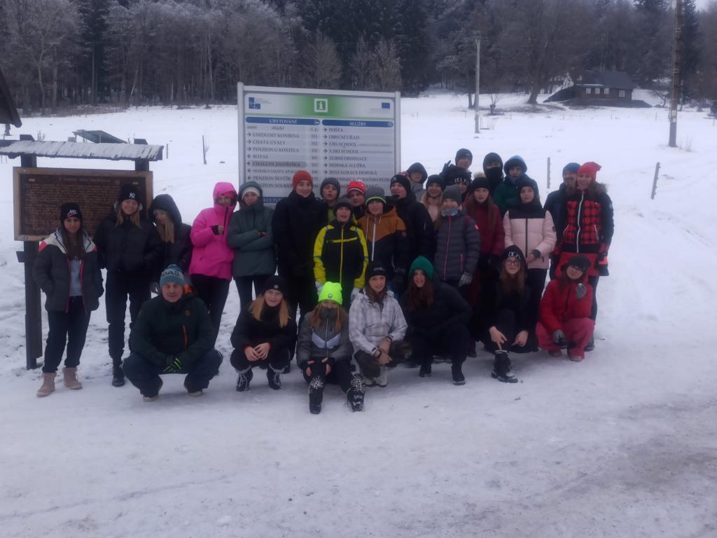 Lyžařský výcvik - den první, 29. 1. 2023