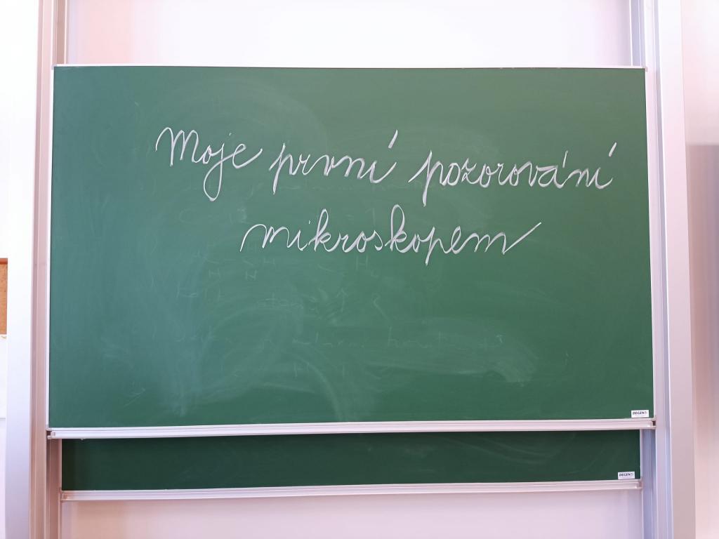 Moje první pozorování mikroskopem MŠ Poršova + 6. třída, 5. 1. 2023