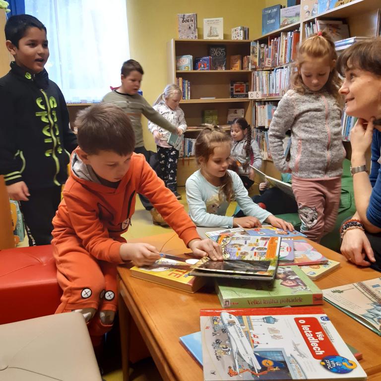 Návštěva knihovny II. - přípravná třída, 17. 1. 2023