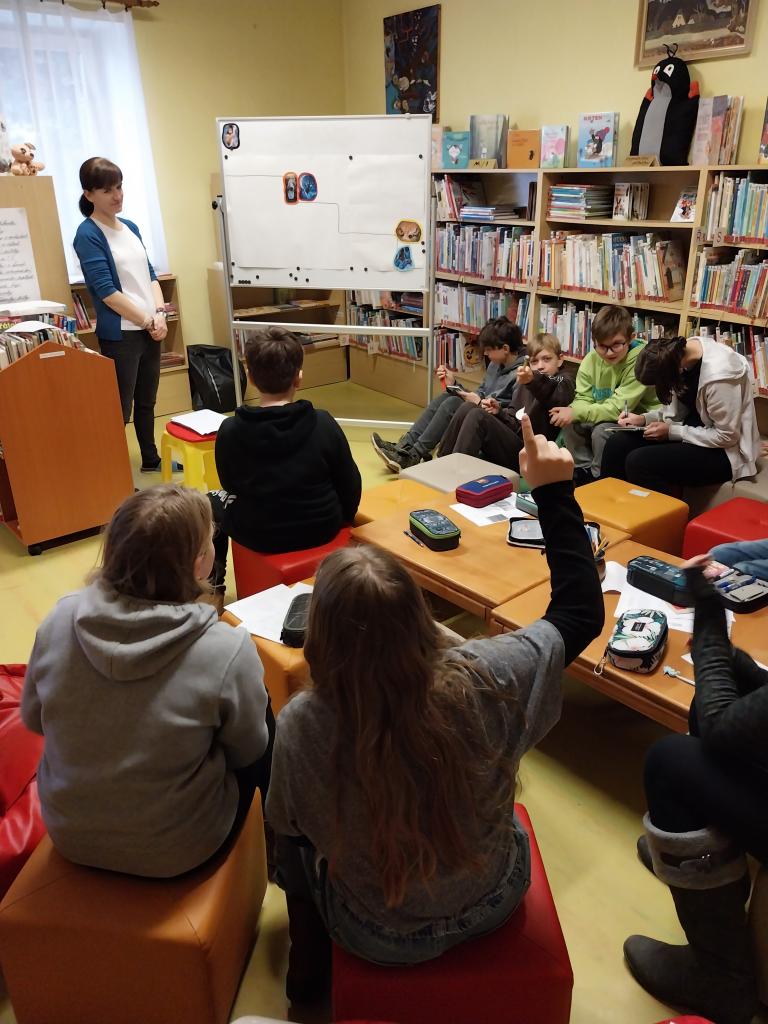 Šesťáci v knihovně, 2. 2. 2023