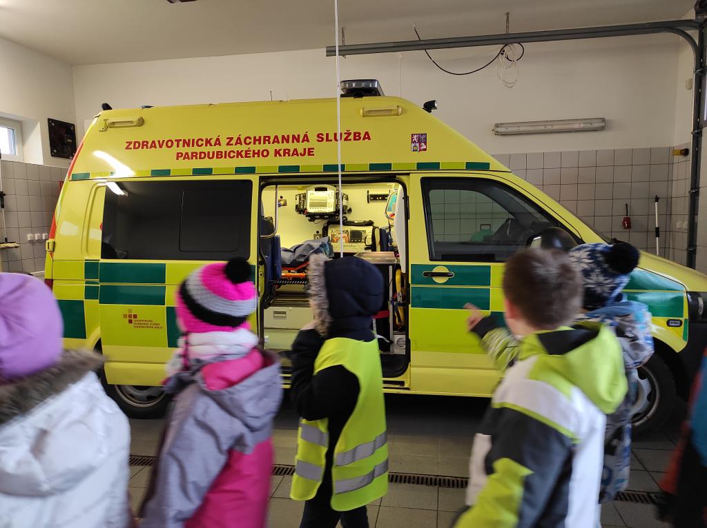 Exkurze na základnu Zdravotnické záchranné služby ve Skutči, 14. 3. 2023