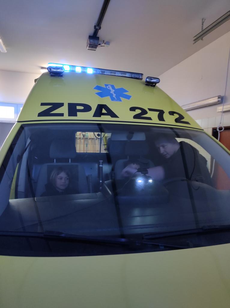 Exkurze na základnu Zdravotnické záchranné služby ve Skutči, 14. 3. 2023